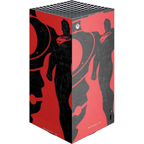 DC Comics Superman Silhouette Flying XBox Series X Digital Edition Console Skin